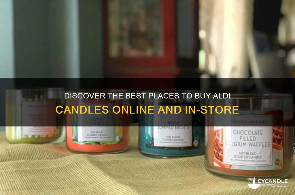 where to buy aldi candles