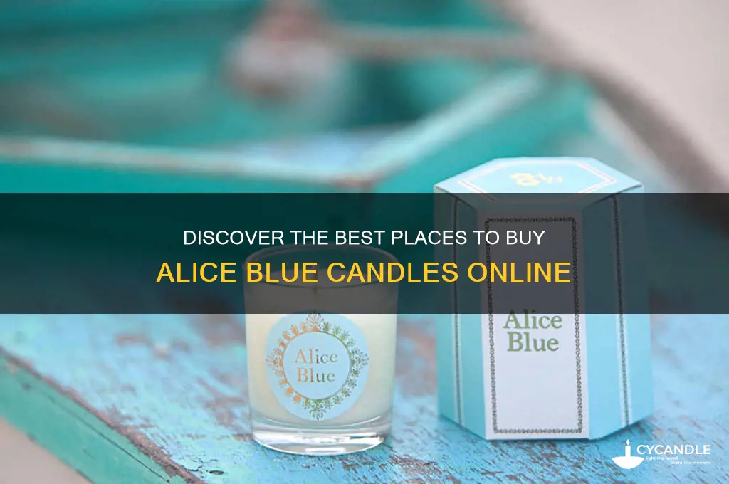 where to buy alice blue candles