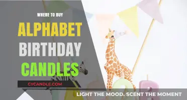 Best Places to Buy Alphabet Birthday Candles for Celebrations