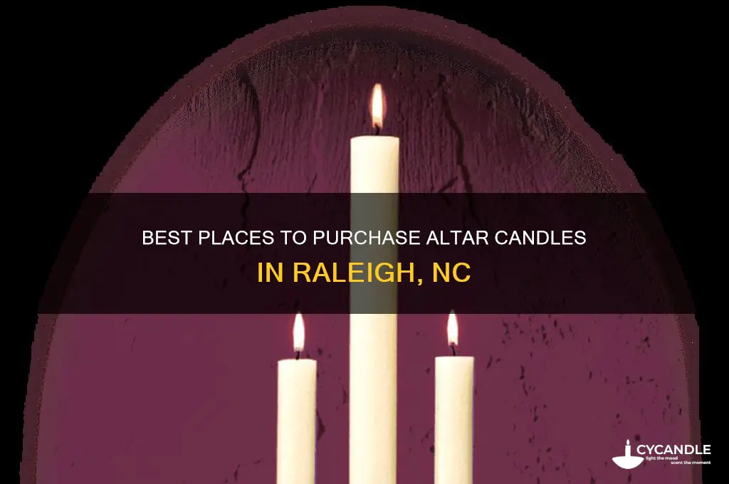where to buy altar candles in raleigh nc