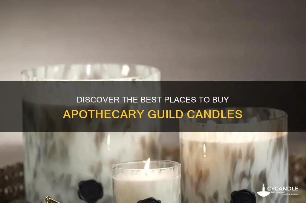 where to buy apothecary guild candles