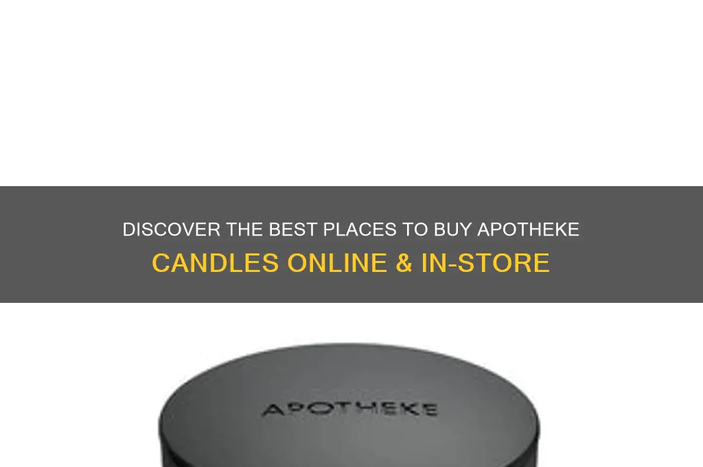 where to buy apotheke candles