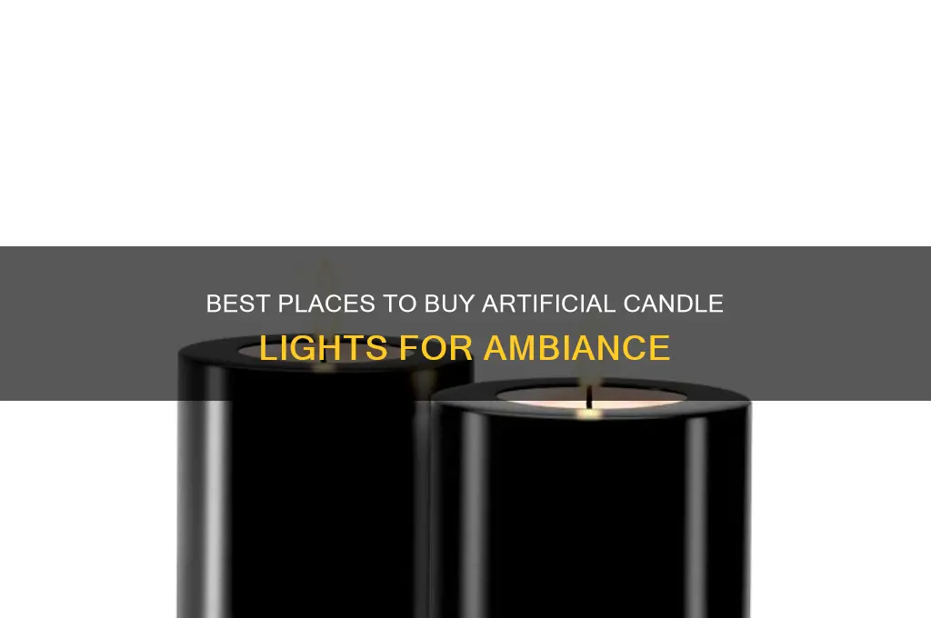 where to buy artificial candle lights