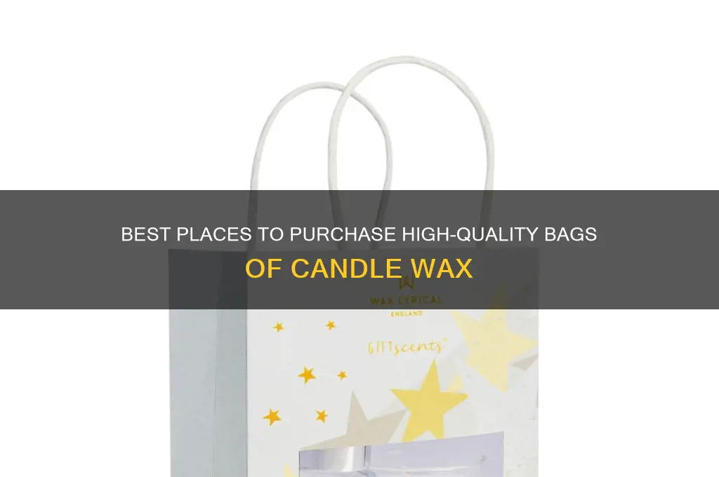 where to buy bag of candle wax