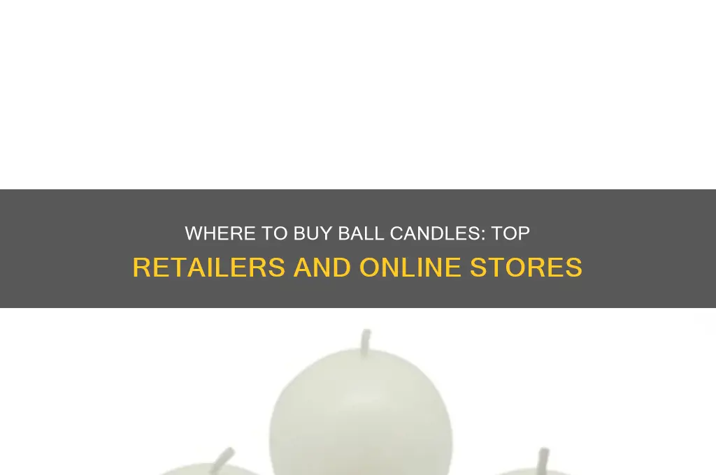 where to buy ball candles