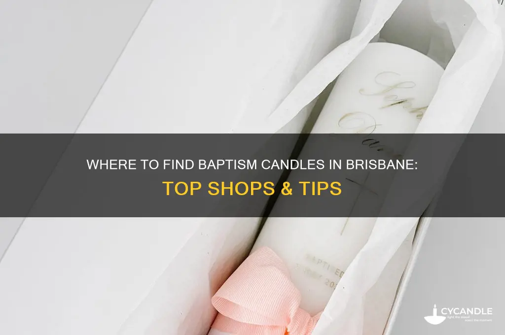 where to buy baptism candles in brisbane
