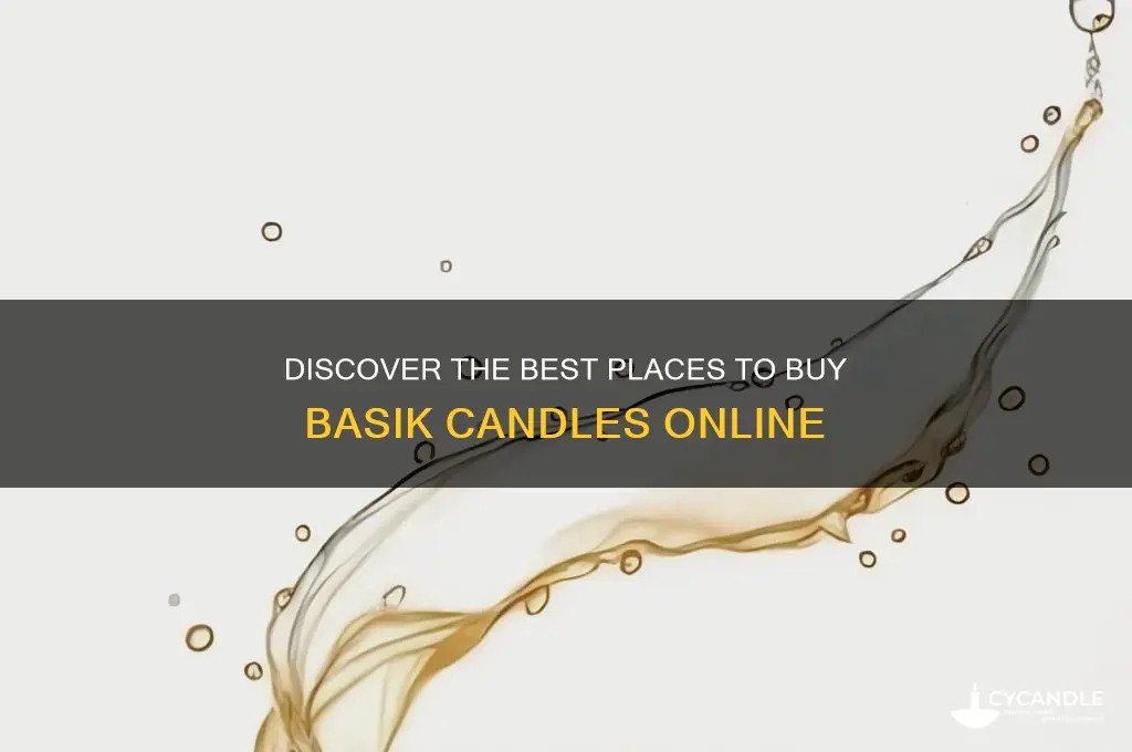where to buy basik candle
