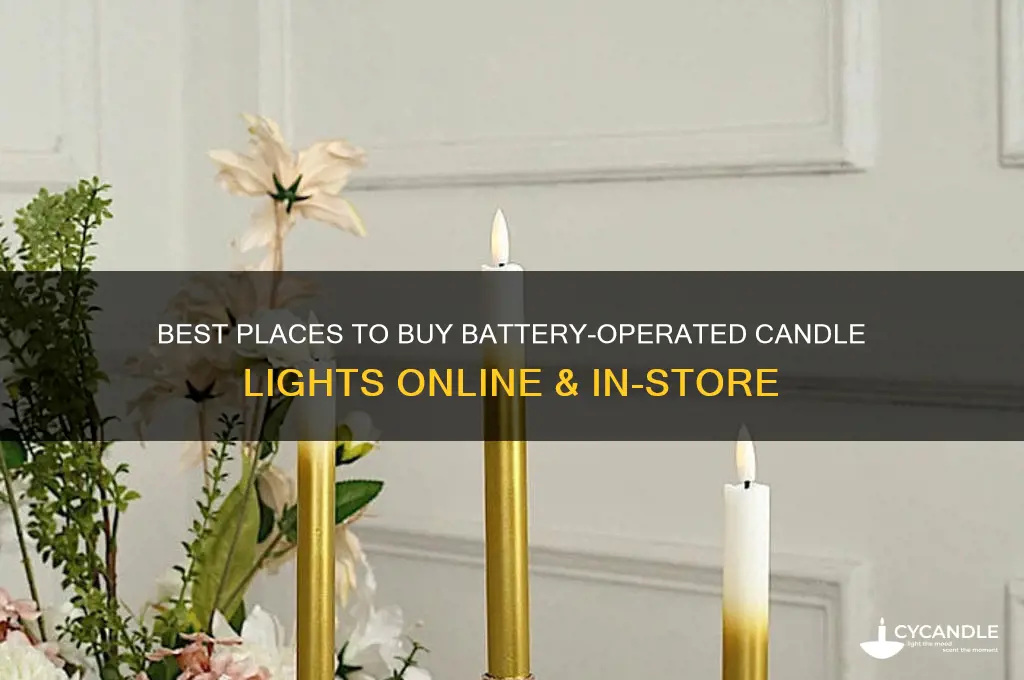 where to buy battery candle lights