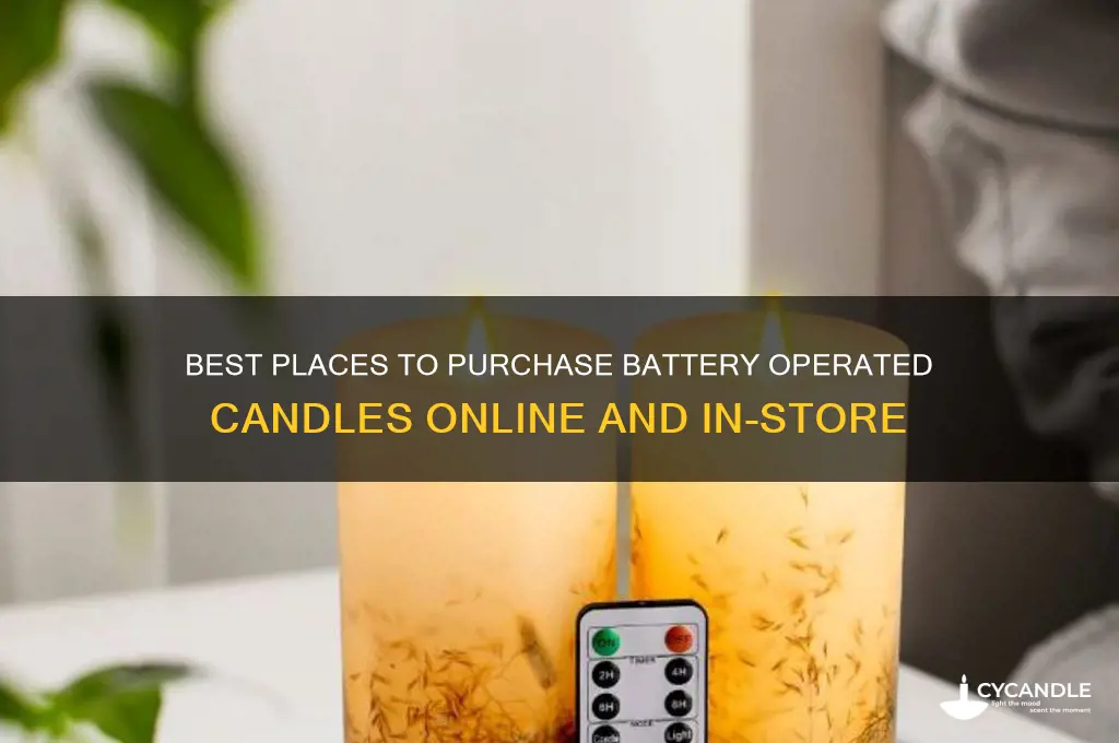 where to buy battery operated candles