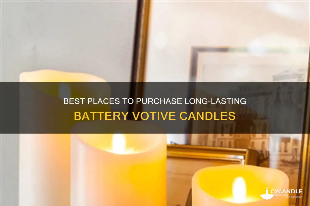 where to buy battery votive candles