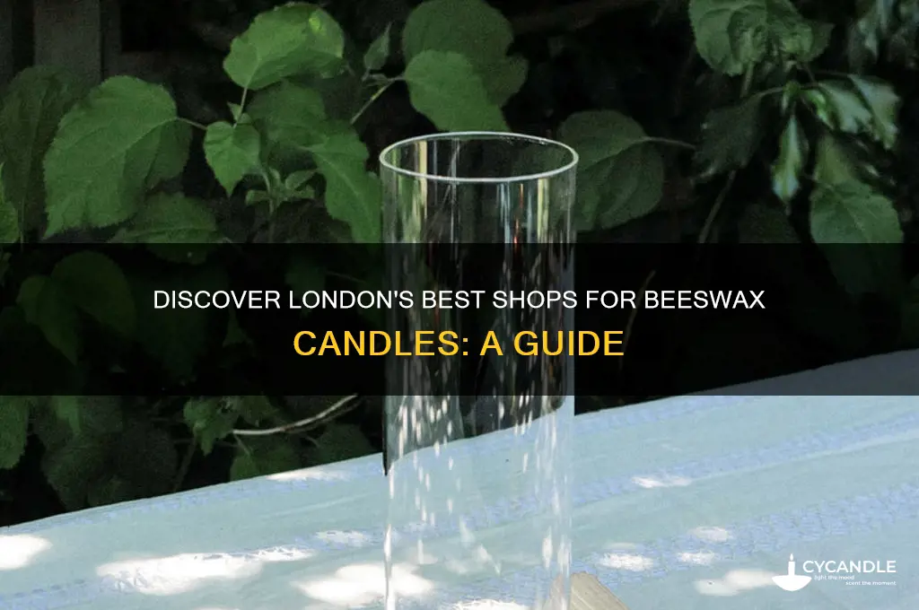 where to buy beeswax candles in london