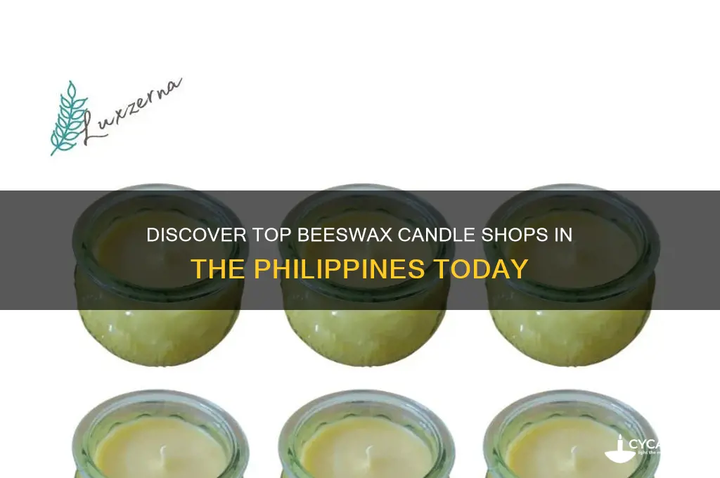 where to buy beeswax candles in the philippines