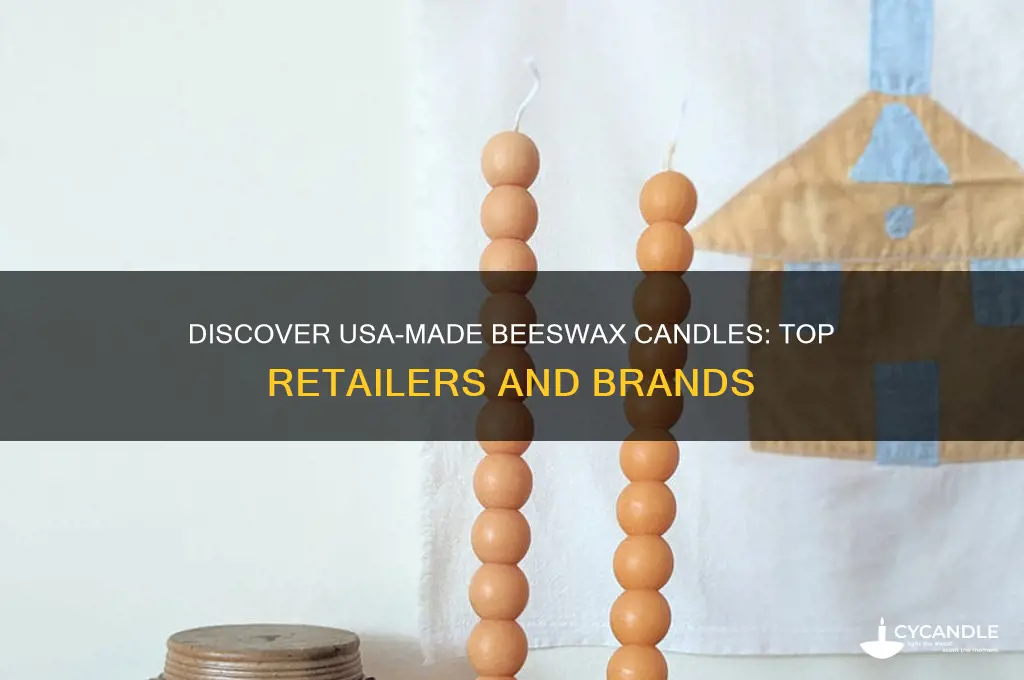 where to buy beeswax candles made in usa