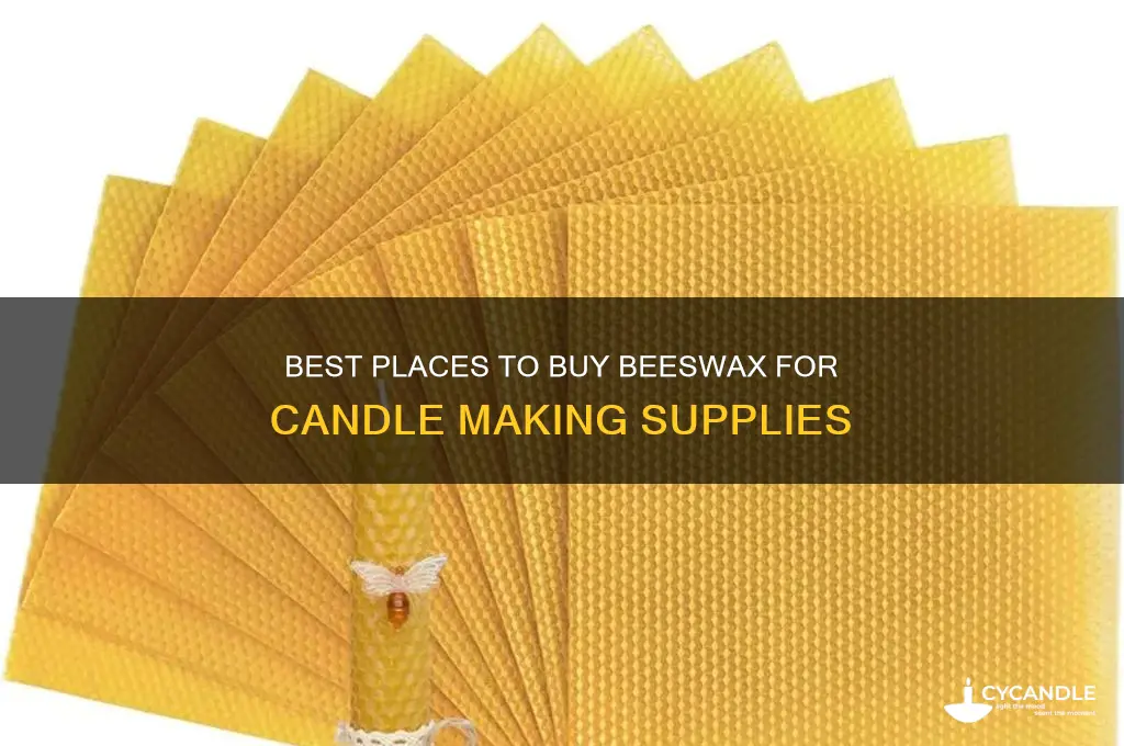 where to buy beeswax for candle making