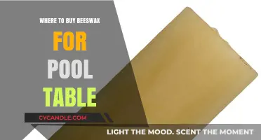 Best Places to Buy Beeswax for Your Pool Table Maintenance