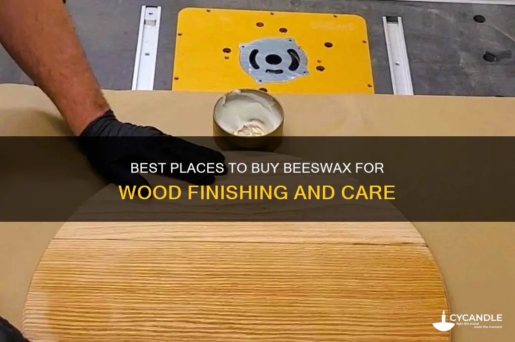 where to buy beeswax for wood