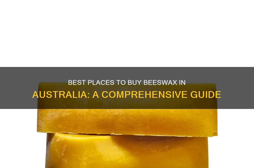 where to buy beeswax in australia