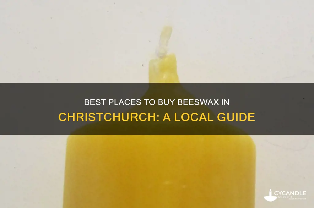 where to buy beeswax in christchurch