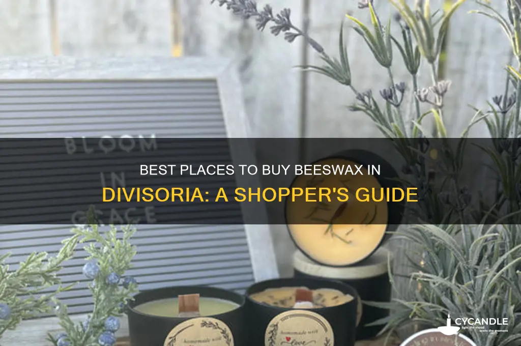 where to buy beeswax in divisoria