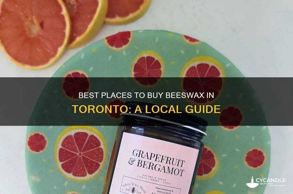 where to buy beeswax in toronto