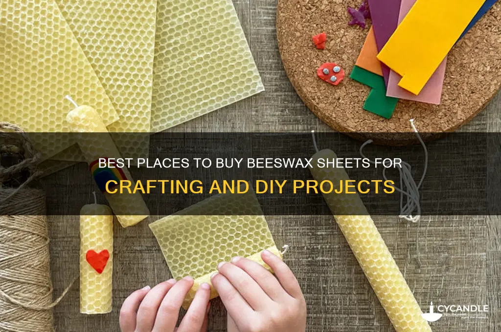 where to buy beeswax sheets