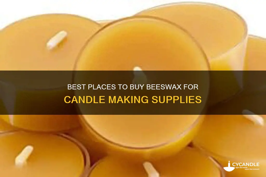 where to buy beeswax to make candles
