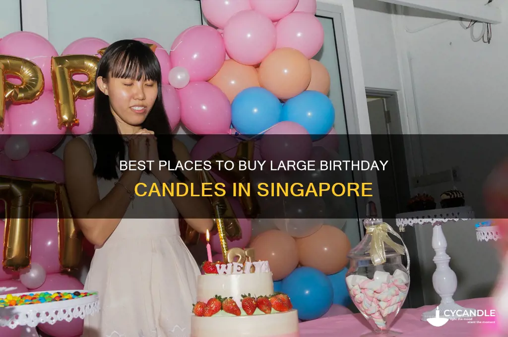where to buy big birthday candles in singapore