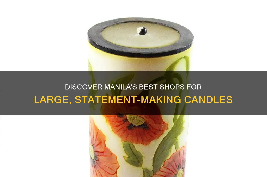 where to buy big candles in manila