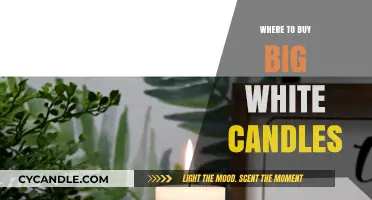 Best Places to Buy Large White Candles for Any Occasion