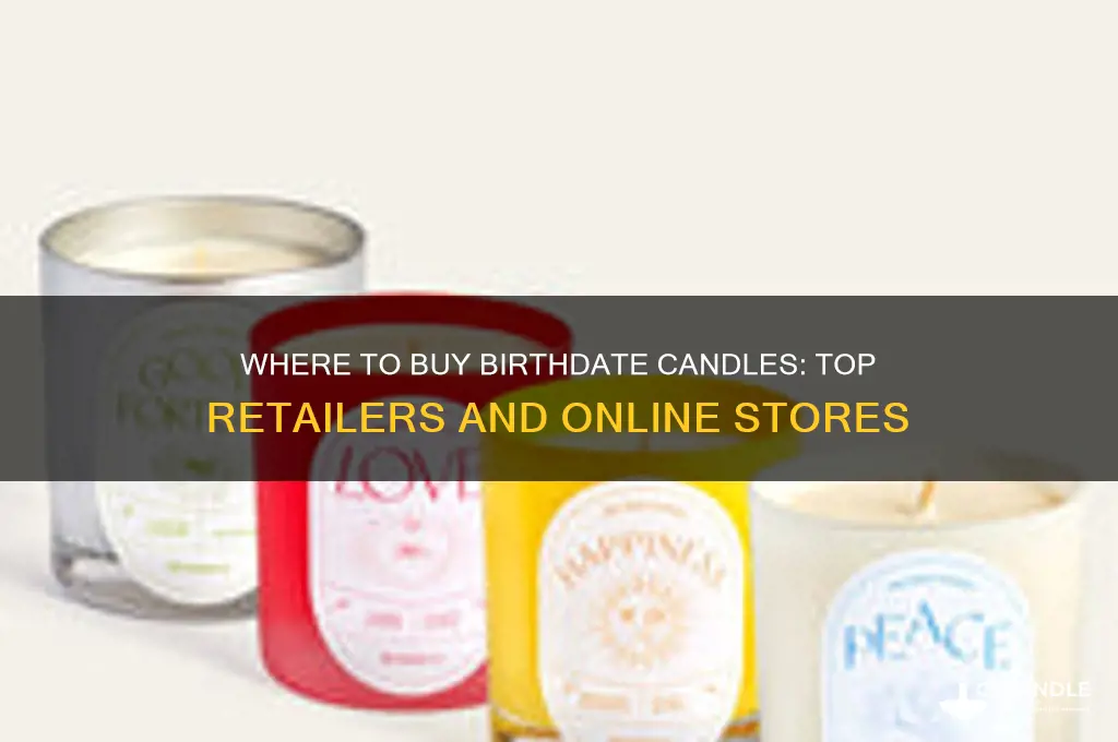 where to buy birthdate candles