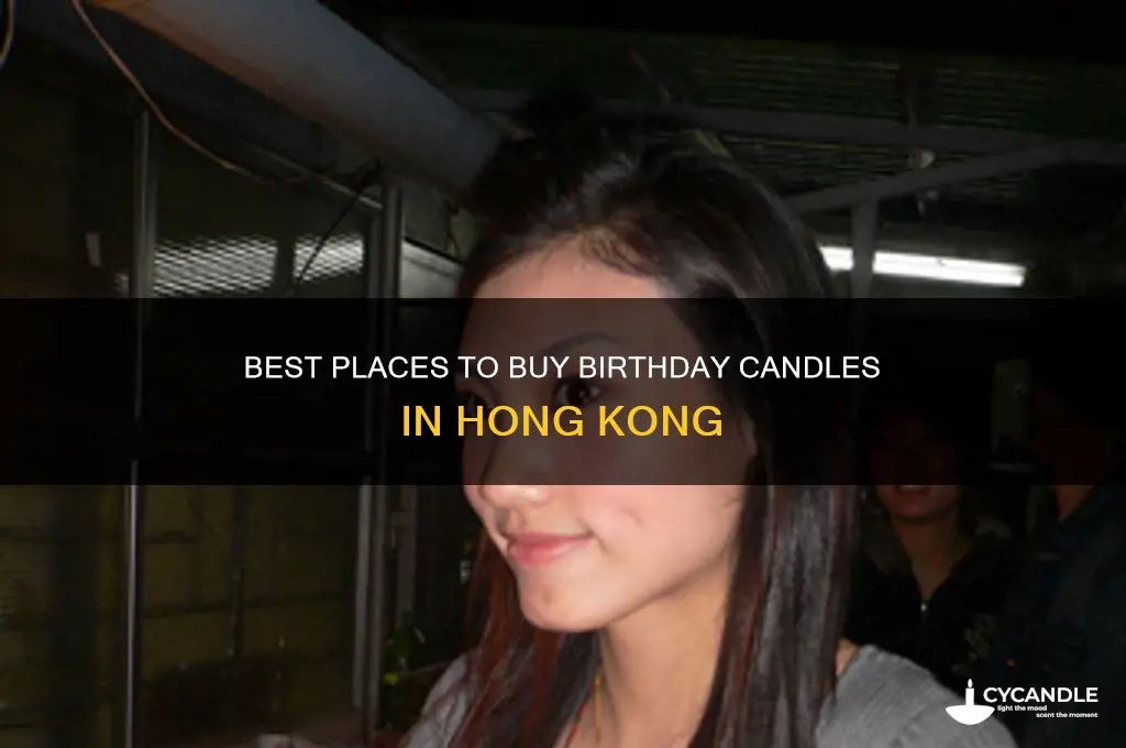 where to buy birthday candles in hong kong