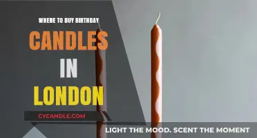 Best Spots in London to Buy Unique Birthday Candles