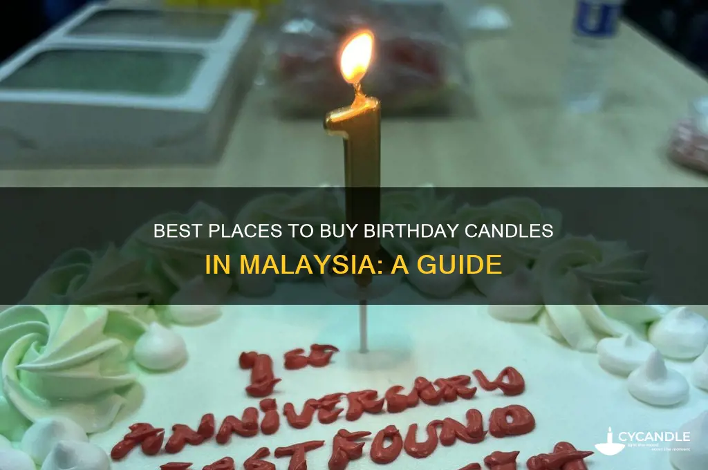 where to buy birthday candles in malaysia