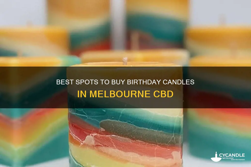 where to buy birthday candles melbourne cbd