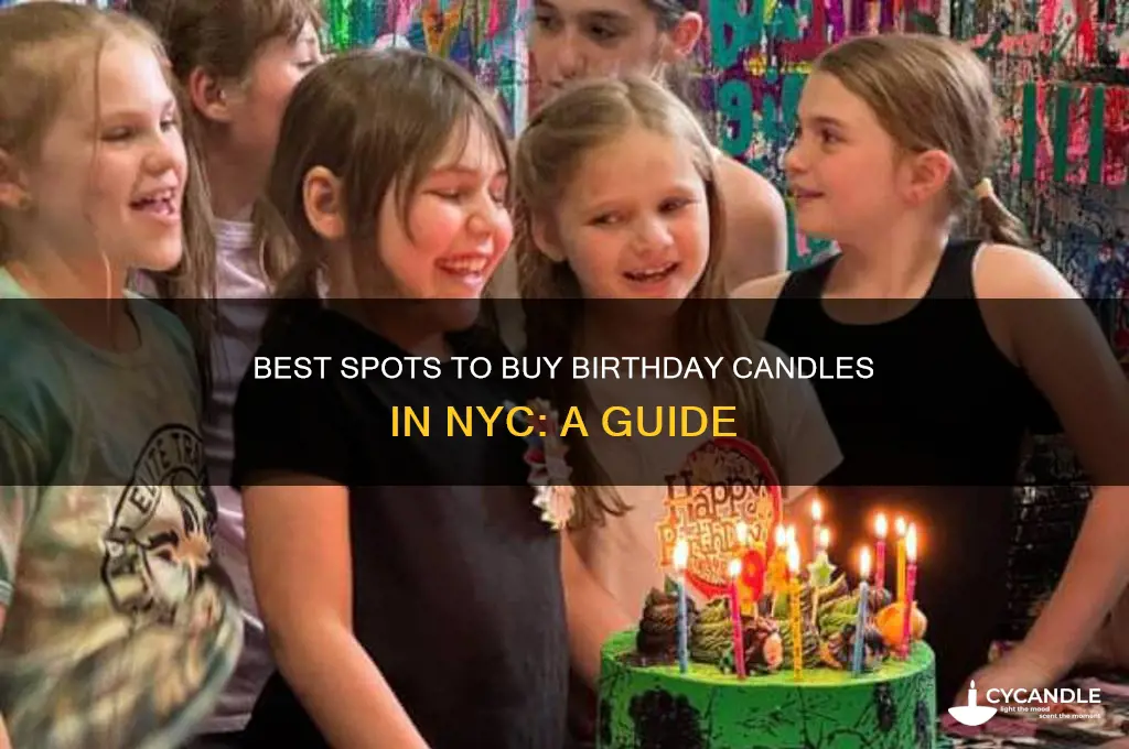 where to buy birthday candles nyc