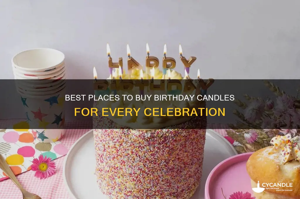 where to buy birthday candles