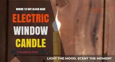 Best Places to Purchase Black Base Electric Window Candles Online