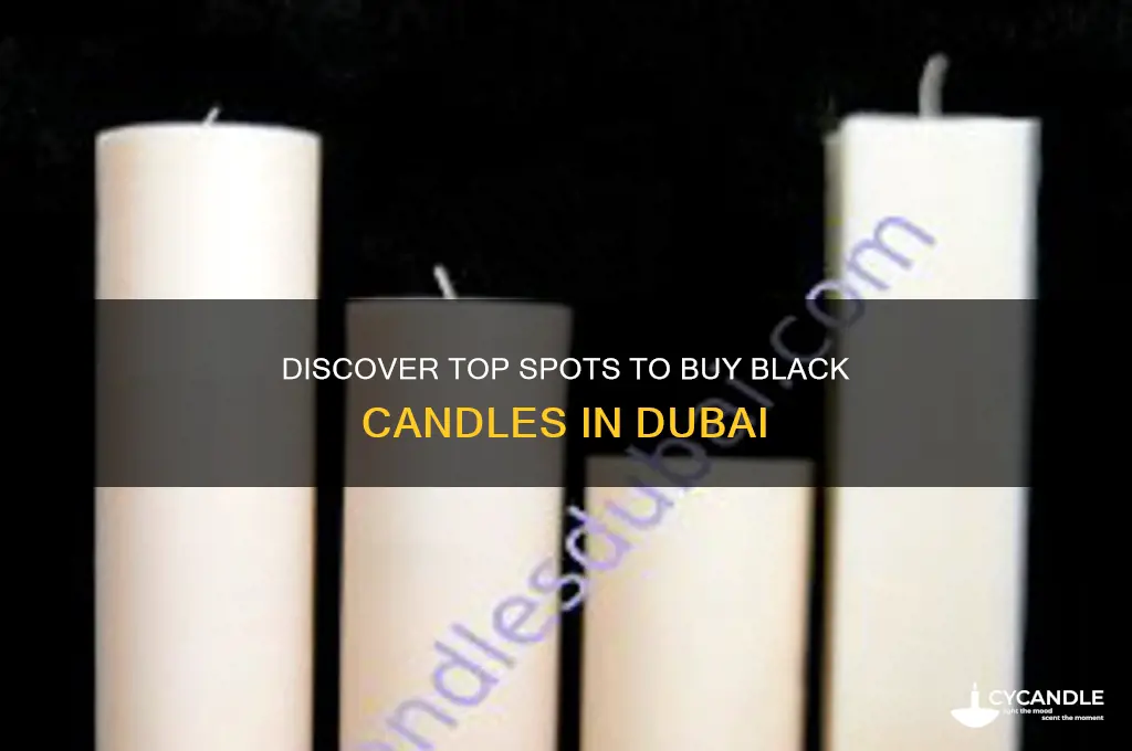 where to buy black candles in dubai