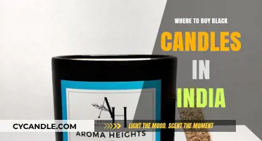 Best Places to Buy Black Candles in India: A Comprehensive Guide