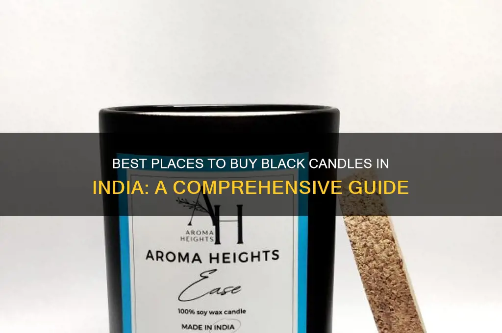 where to buy black candles in india