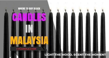 Where to Find Black Candles in Malaysia: Top Retailers and Online Stores