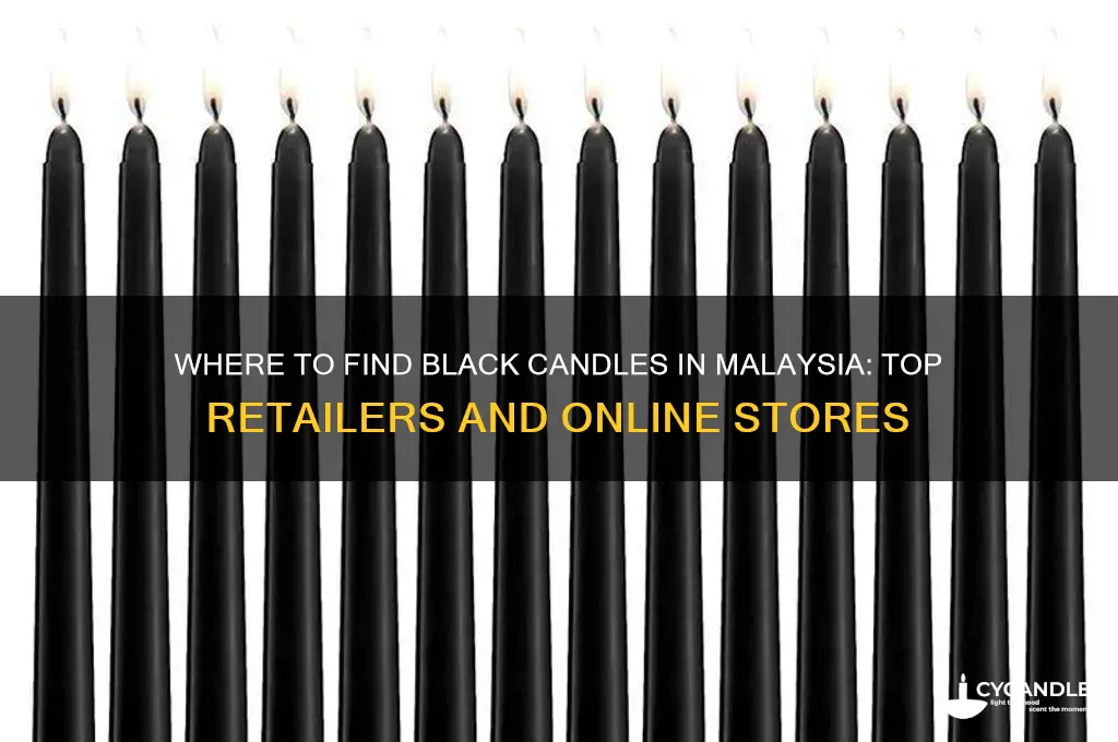 where to buy black candles in malaysia