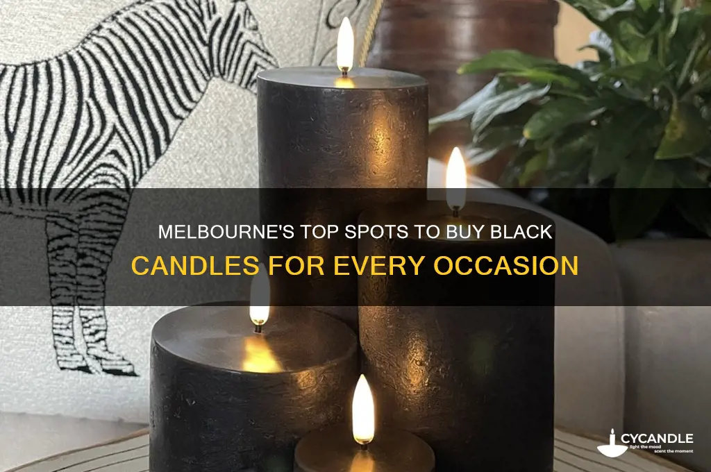 where to buy black candles in melbourne