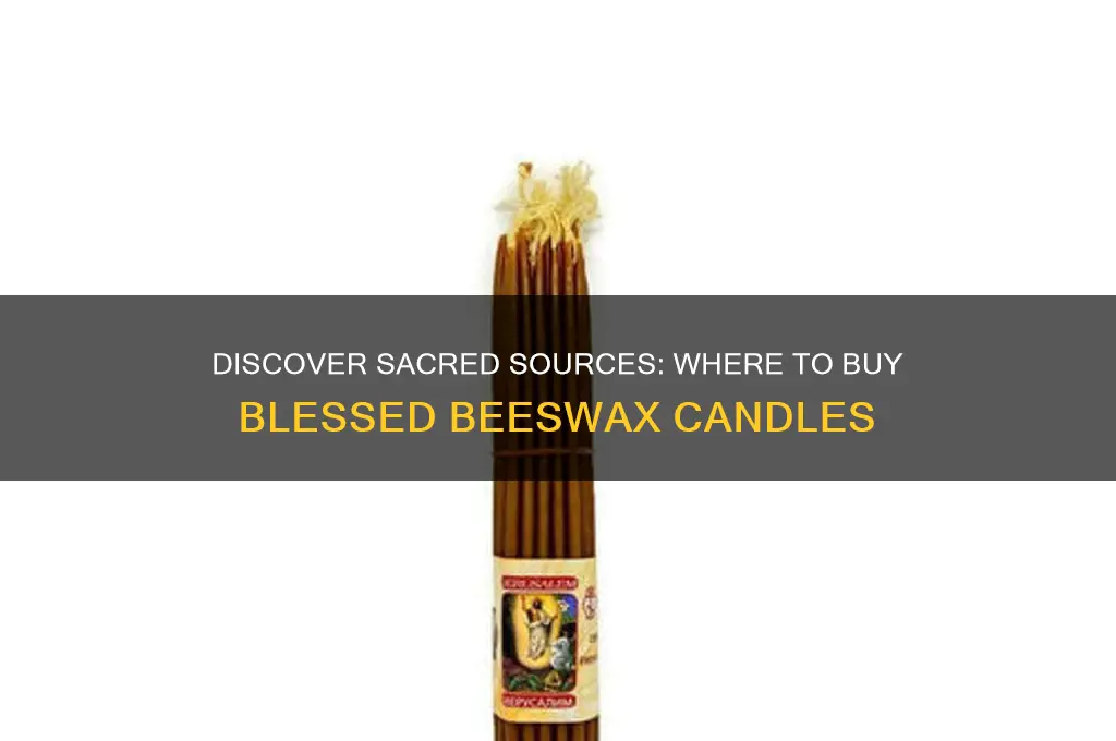 where to buy blessed beeswax candles