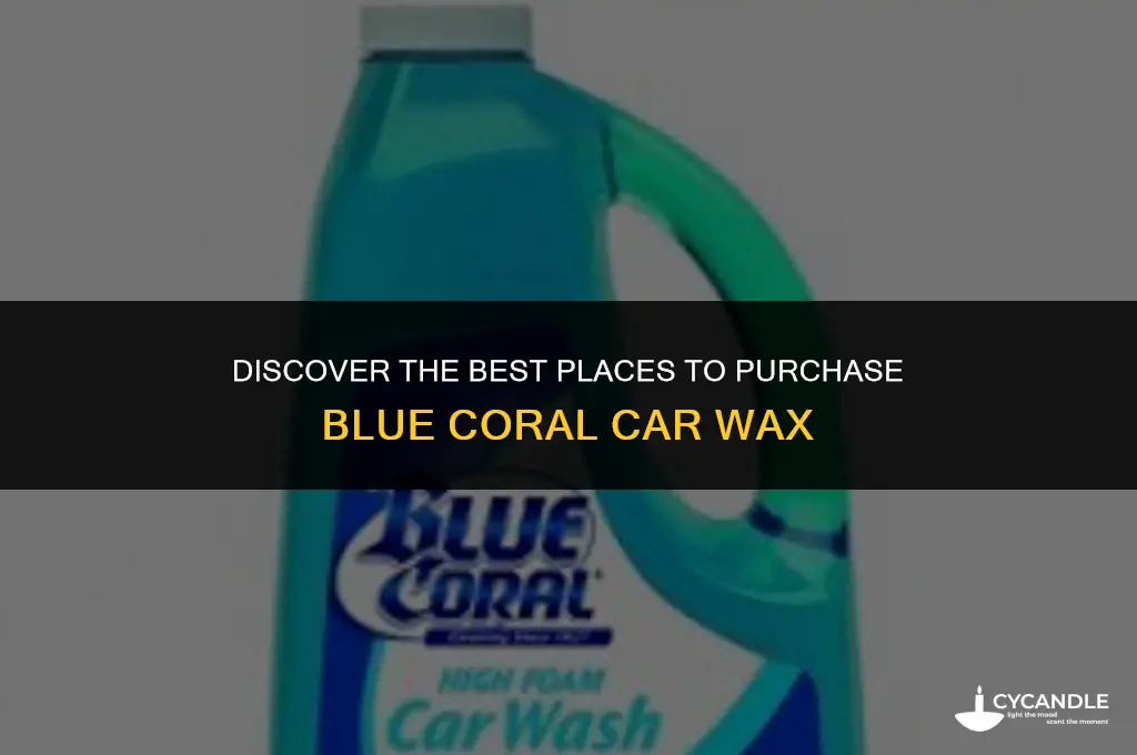 where to buy blue coral car wax