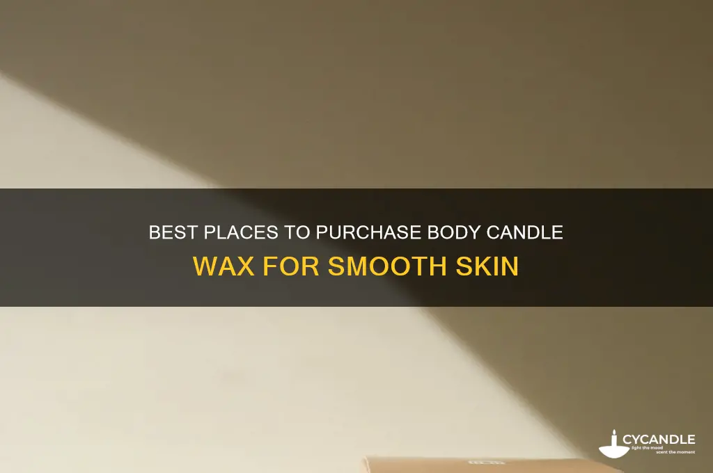 where to buy body candle wax