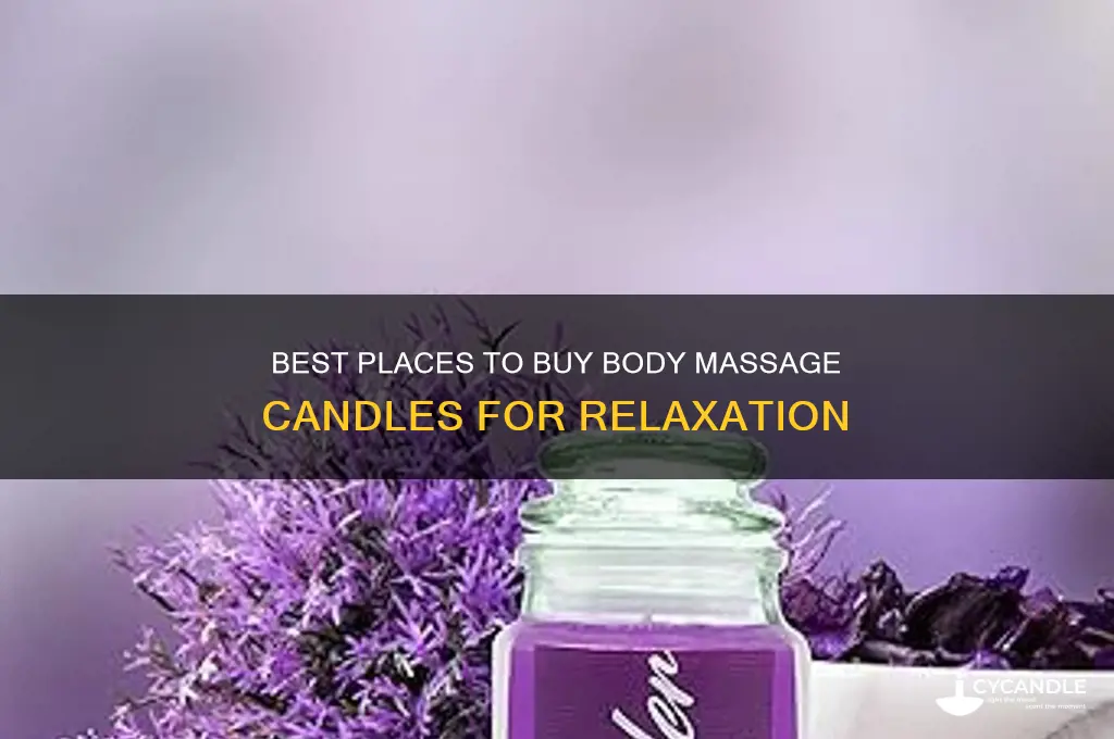 where to buy body massage candles
