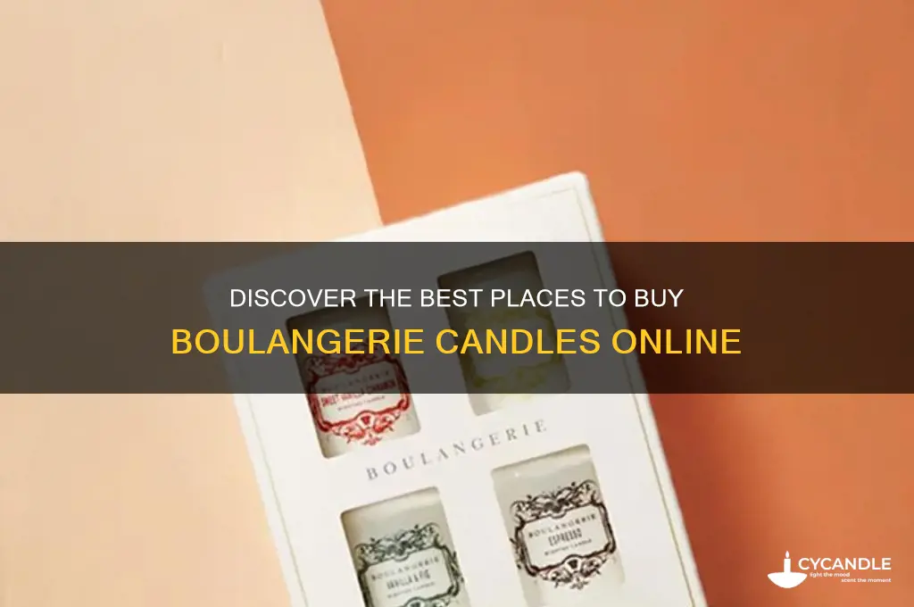 where to buy boulangerie candles