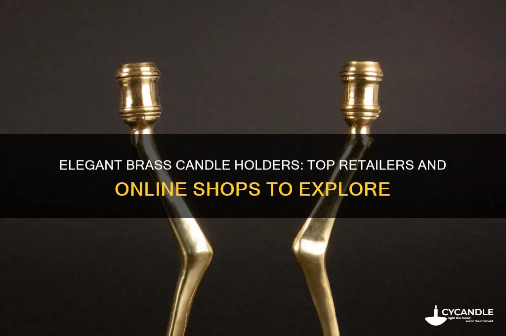 where to buy brass candle holders
