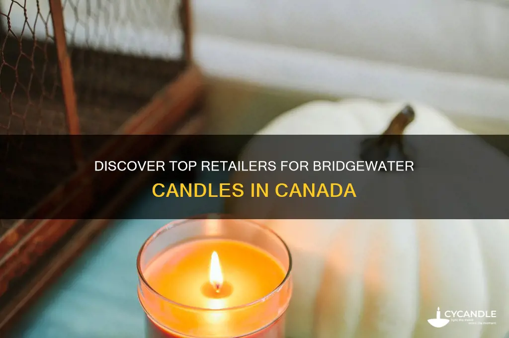 where to buy bridgewater candles in canada